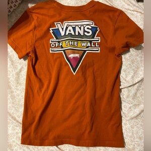 Small Orange Vans T Shirt